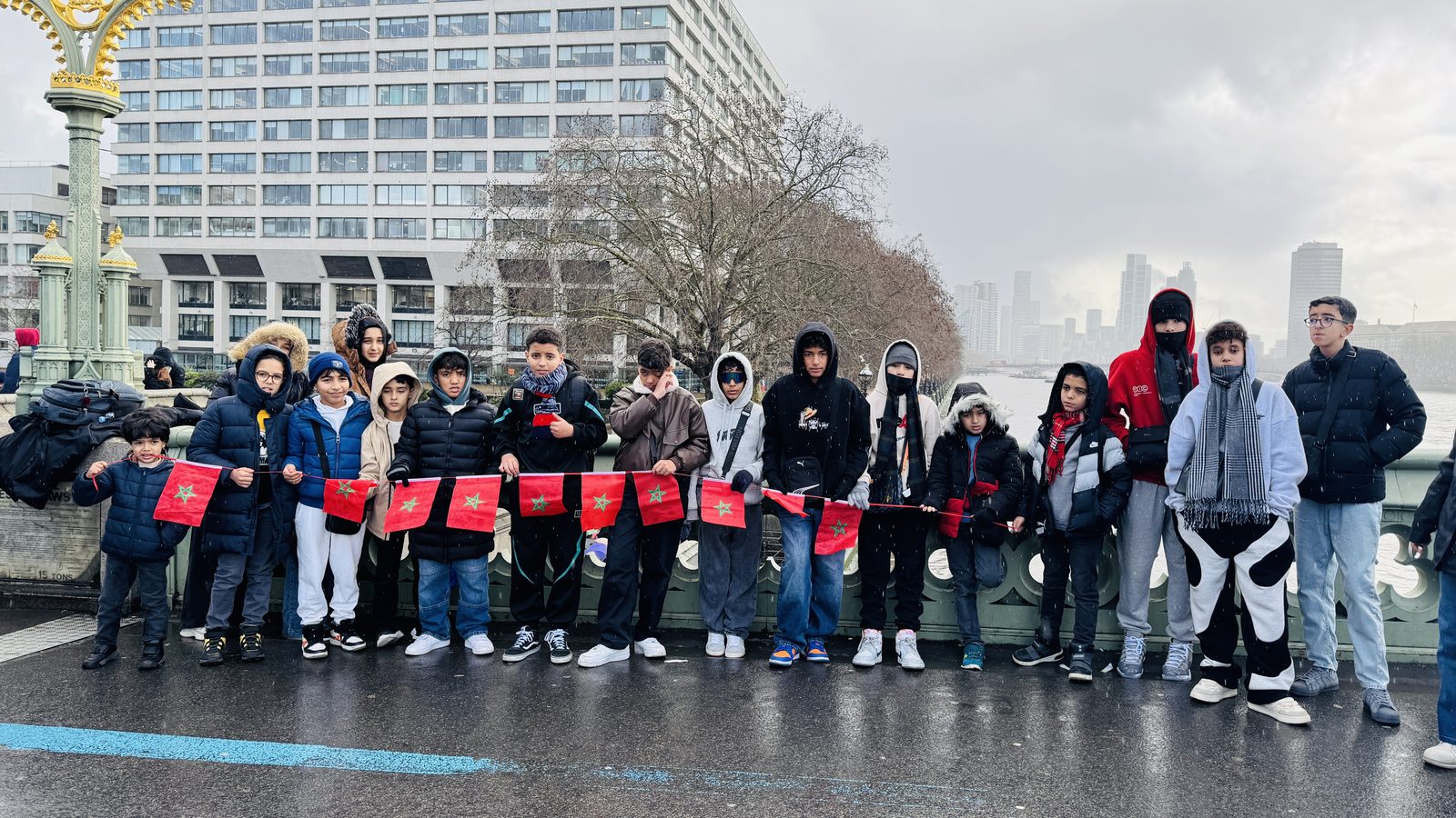 Déplacement international de l'équipe à Londres